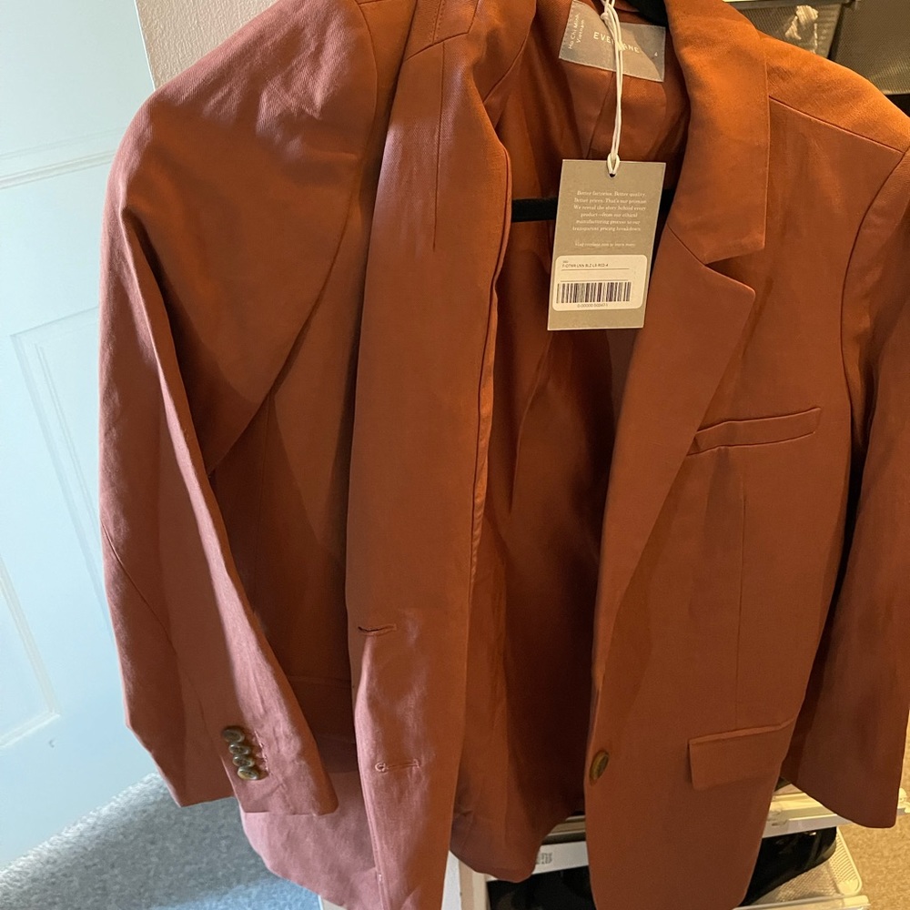 Everlane Linen Cotton blazer NWT